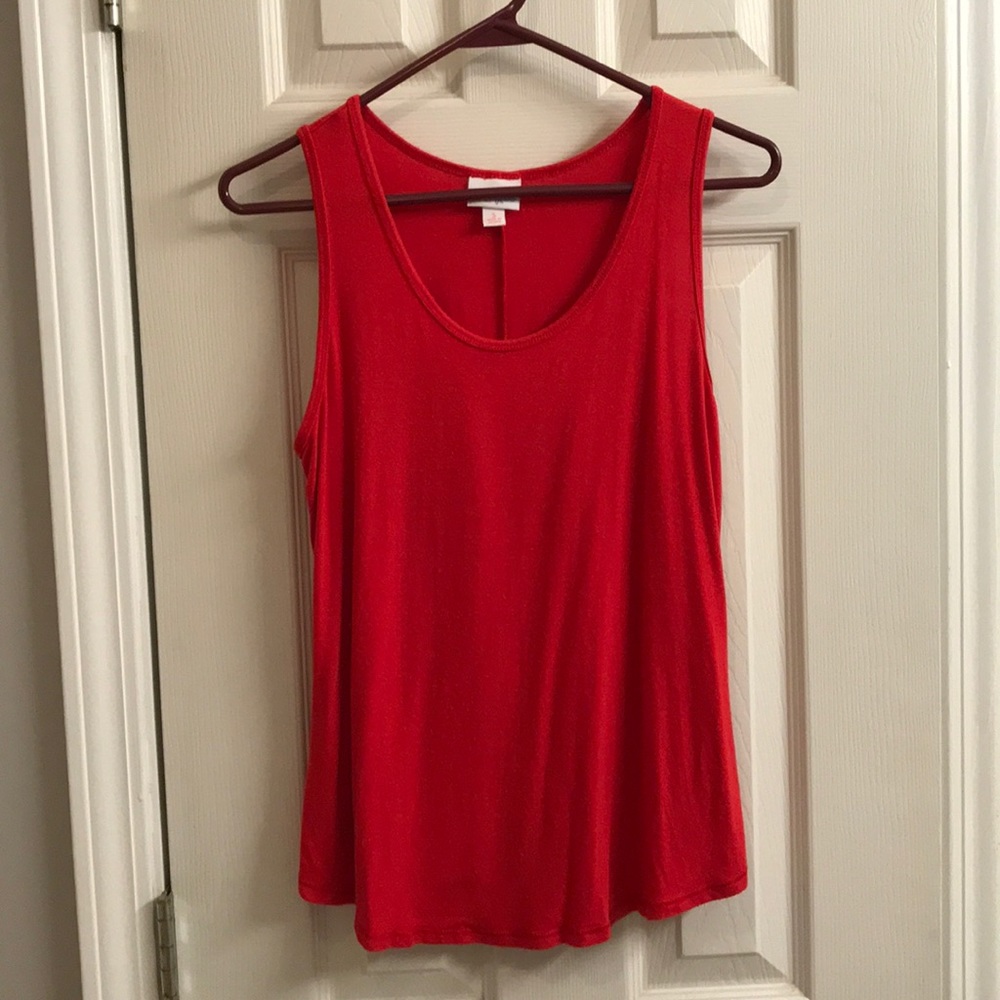 Lularoe Small Tank in red!